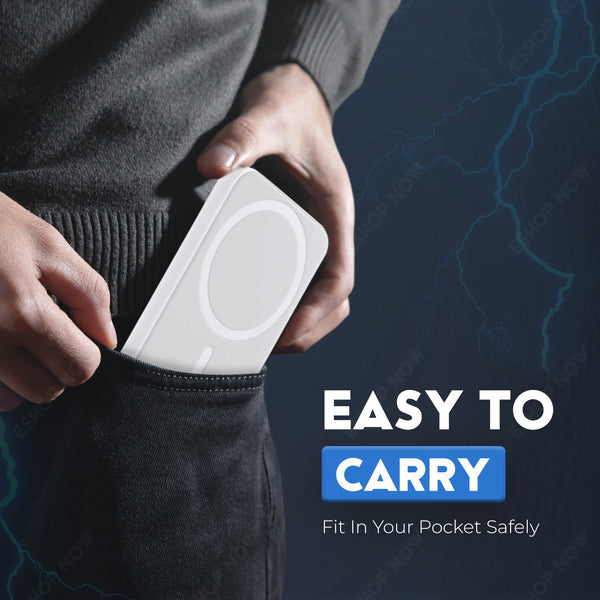 Magsafe Magnetic Wireless power Bank 5000 mAH